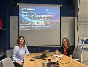 Erasmus Akademik Personel Ders Verme Hareketliliği