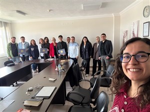 Bölümümüze Dereceyle Yerleşen Öğrencilerimize Tebrik Belgeleri Takdim Edildi